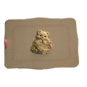 Adorable 90s Teddy Bear Jewelary Box